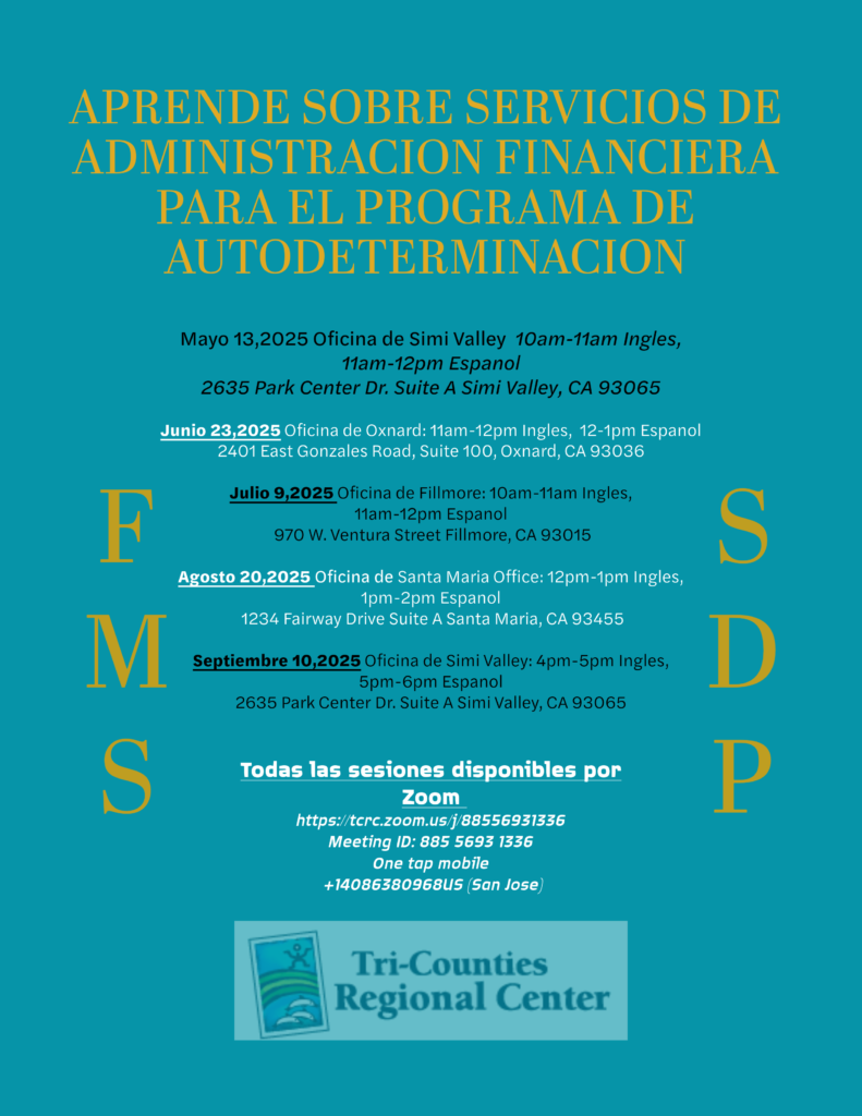 Financial Management Services for Self-Determination Flyer in Spanish