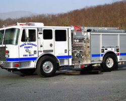 Santa Barbara County fire engine