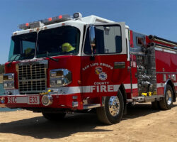 San Luis Obispo fire engine