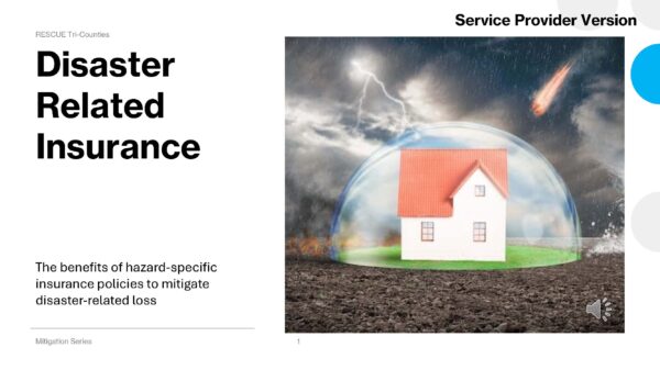 Disaster-Related Insurance “A white house under a transparent protective dome amid storm clouds, lightning, and a flaming meteor.”