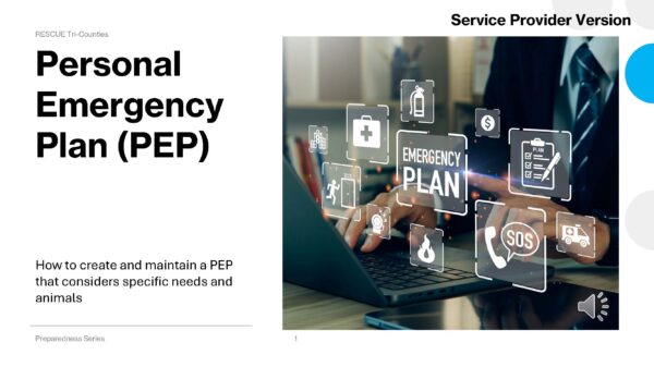 Personal Emergency Plan (PEP) “Hands typing on a laptop keyboard overlaid with floating emergency plan icons—clipboard with checklist, medical kit, fire extinguisher, SOS phone.”